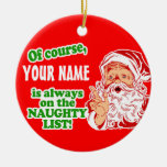 Personalised YOUR NAME Christmas Christmas Ornament
