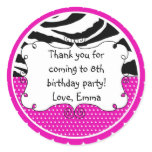 Personalised Zebra Stripes and Pink Polka Dots