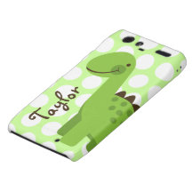 Personalizable Cute Green Dinosaur Droid RAZR Case
