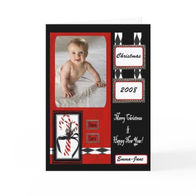 PERSONALIZE CHRISTMAS GREETING CARD by dizzypixels