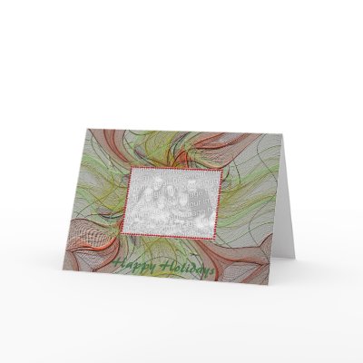 PERSONALIZE CHRISTMAS GREETING CARDS by dizzypixels