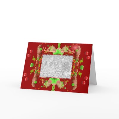 PERSONALIZE CHRISTMAS GREETING CARD by dizzypixels