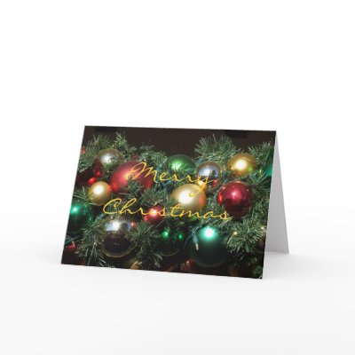 PERSONALIZE CHRISTMAS GREETING CARD by dizzypixels