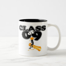 PERSONALIZE CLASS OF 09 GRAD COFFEE MUGS