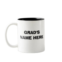 PERSONALIZE CLASS OF 09 GRAD COFFEE MUGS