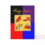 Personalize Happy Birthday Blank Card