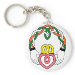 PERSONALIZE IRISH CLADDAGH keychains