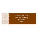 PERSONALIZE IT! CUSTOM Profile Cards business cards