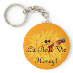 Personalize Key Chain Keychain La Belle Vie Honey!