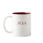 PERSONALIZE LETTER (Z) NAME COFFEE MUGS