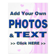 personalize photos text add images customize make custom announcement