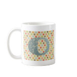 Personalized Art Letter O Coffee Mugs