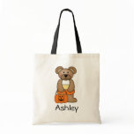 Personalized Bear Canvas Bags