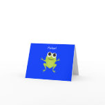 Personalized Best Life FROG Notecard