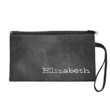 Personalized Chalkboard Wristlet