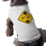Personalized Clearance Height Highway Sign Pet Tee Shirt