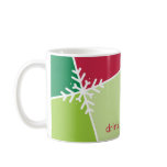 PERSONALIZED FESTIVE MUG :: modernista snowflake 5