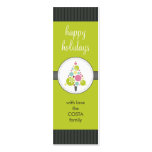 PERSONALIZED GIFT TAG :: modern spotty tree AP3 business cards