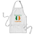 Personalized Irish Kiss Me I'm Curran aprons