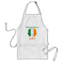 Personalized Irish Kiss Me I'm Duff aprons