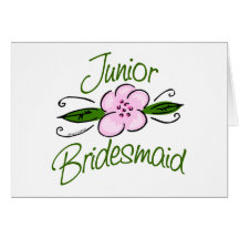 Personalized Junior Bridesmaid Cards