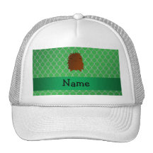 Personalized name bigfoot green dragon scales hat