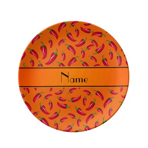 Chilli Pepper Dinner Plates, Chilli Pepper Party Plates