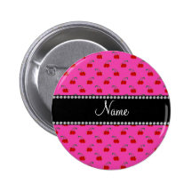 Personalized name pink cherry pattern