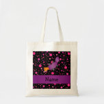 Personalized name platypus pink polka dots bags
