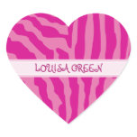 PERSONALIZED NAME STICKERS :: animal print 3B
