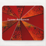 Personalized Red Design Mouse Pad