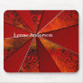 Personalized Red Design Mouse Pad