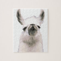 Personalized Snooty Snobby Llama Jigsaw Puzzle