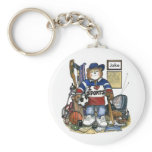 Personalized Sports Fan Keychain