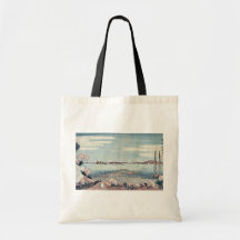 Perspective view of Mount Dōkan by Shōtei,Hokuju Canvas Bag