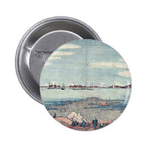 Perspective view of Mount Dōkan by Shōtei,Hokuju Pin