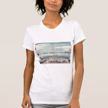 Perspective view of Mount Dōkan by Shōtei,Hokuju Tee Shirts