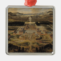 Perspective view of the Chateau Christmas Tree Ornament