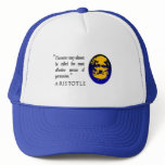 Persuasion, Aristotle quotation cap, headwear hats