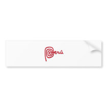 Peru Brand / Marca Peru Bumper Stickers