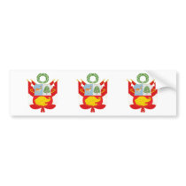 Perú - Coat of Arms Bumper Stickers