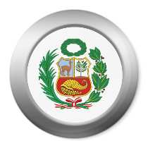 Perú Coat of Arms Fridge Magnets