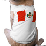Peru Flag pet clothing
