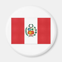 Peru National Flag Magnet