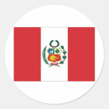 Peru National Flag Stickers