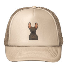 Peruvian Hairless Dog Cartoon Trucker Hats