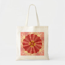 Peruvian Lily Mandala Tote Bag