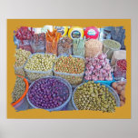 Peruvian Matket-Olives Print