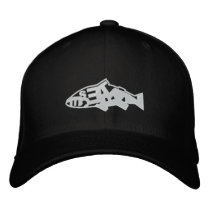 Pescetarian Embroidered Hat embroidered hats