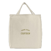 Pesonalised Boat Name Captain Bag